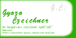 gyozo czeichner business card